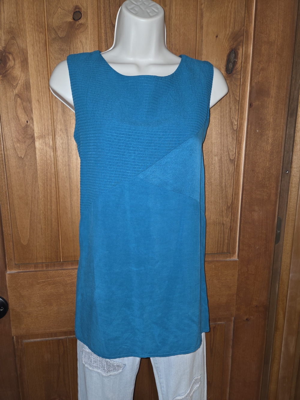 Coldwater Creek‎ Teal Blue Sleeveless Tank Top